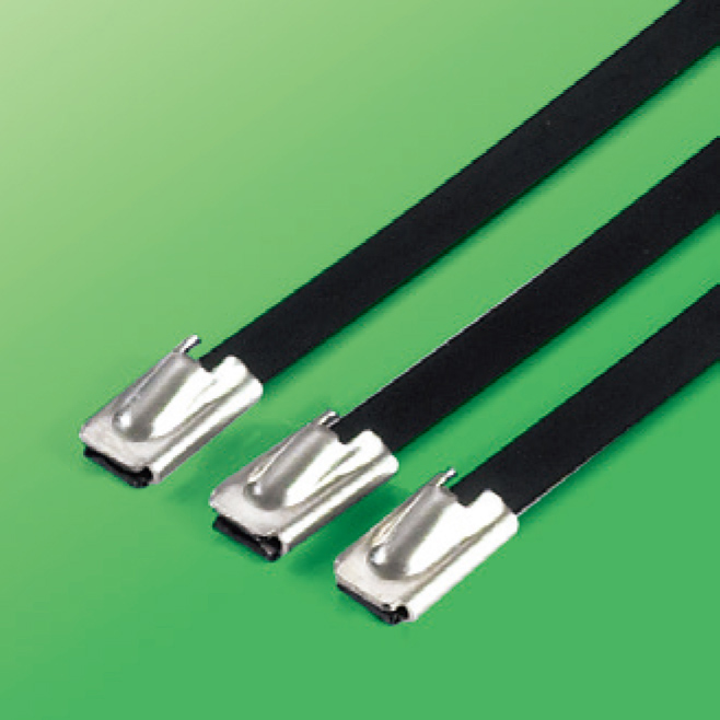 STAINLESS STEEL EPOXY COATED CABLE TIES